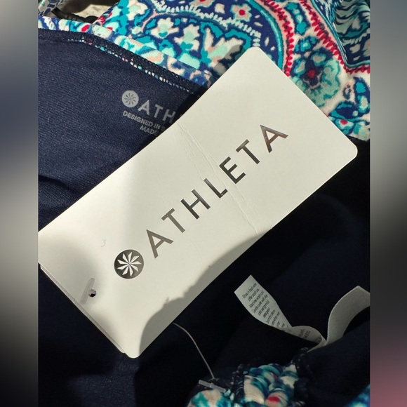 Athleta Blue and Green Patterned Bikini - Picture 11 of 13